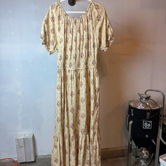 Christy Dawn Floral Maxi Dress in Cream and Pink - Picture 10 of 16